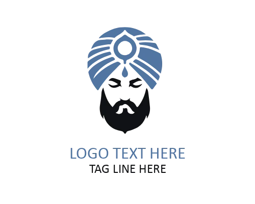 Minimal Turban Logo for Modern, Clean, and Cultural Brands