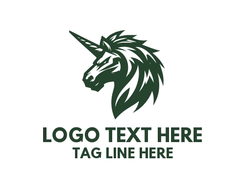 Minimal Unicorn Logo