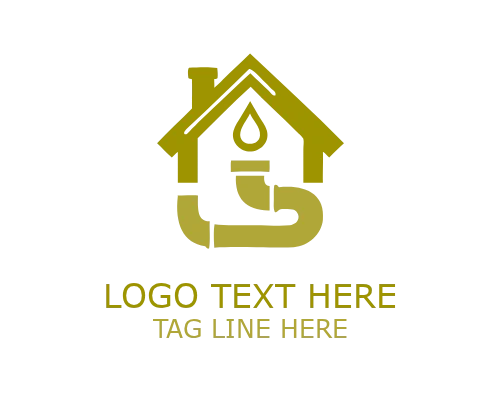 Minimal Water House Logo