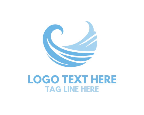 Minimal Wave Line Logo
