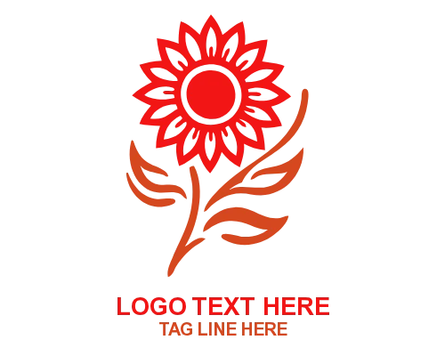 Minimal Wildflower Logo