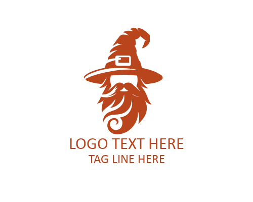 Minimal Wizard Hat Logo for Magical and Entertainment Brands