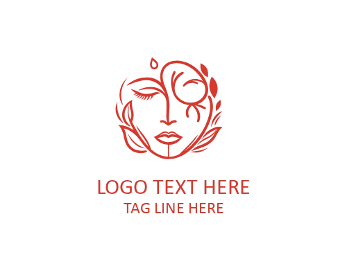 Minimal Woman Profile Logo
