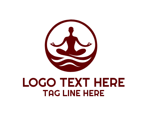 Minimal Yoga Wellness Logo