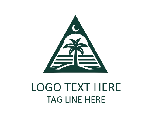 Minimalist Beach Emblem Logo for Clean Coastal Identity