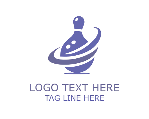 Minimalist Bowling Logo Emblem for Modern Branding