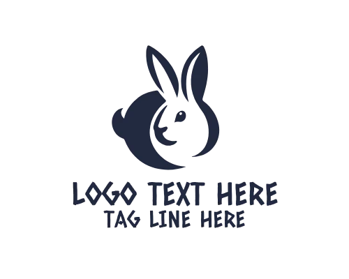 Minimalist Bunny Logo