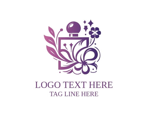 Minimalist Chic Elegant Perfume Logo for Modern Luxury Brands