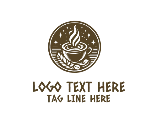 Minimalist Coffee Logo for Cafe Identity
