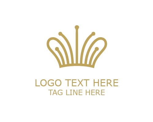 Minimalist Crown Logo