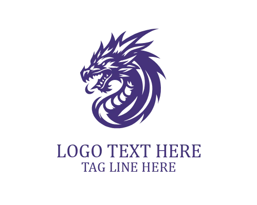 Minimalist Dragon Logo for Modern Branding