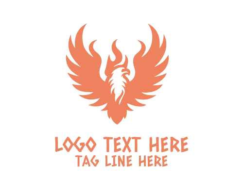 Minimalist Eagle Icon Logo