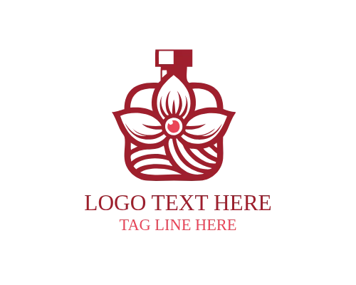 Minimalist Elegant Perfume Logo for Modern Fragrance Brands