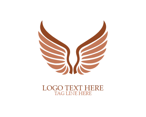  Minimalist Flying Wings Logo
