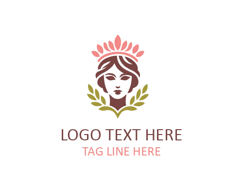 Minimalist Forum Queen Crown Logo for Clean Digital Communities