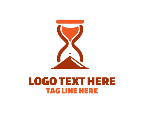 Minimalist Hourglass Logo