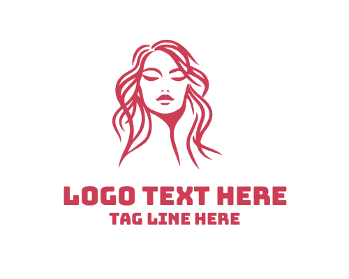 Minimalist Lady Beauty Icon Logo for Salon Branding