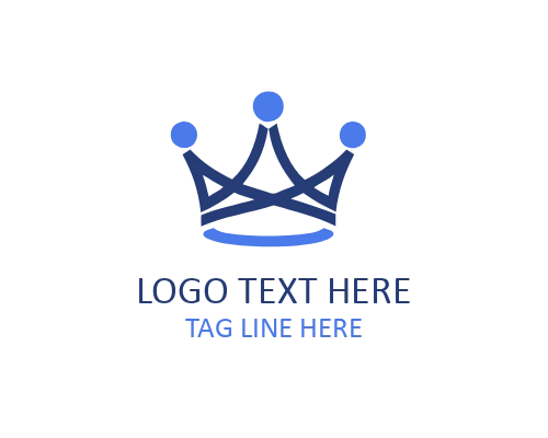 Minimalist Line Art Crown Logo for Modern Brands