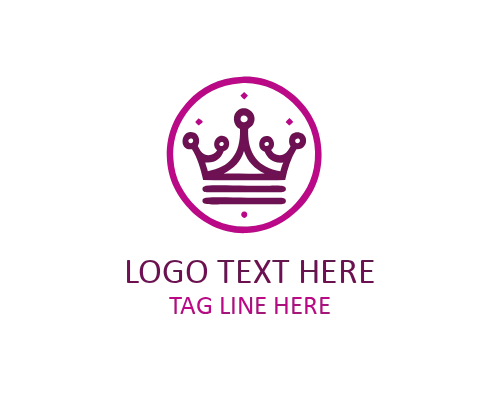 Minimalist Line Crown Logo for Modern Luxury Branding