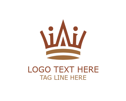  Minimalist Noble Crown Logo