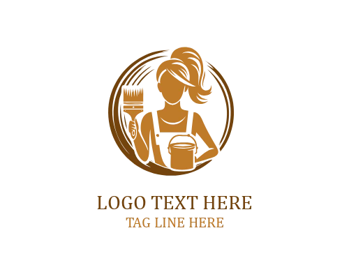  Minimalist Painting Line Art Logo