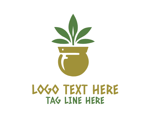 Minimalist Plant Pot Logo