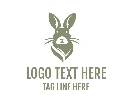 Minimalist Rabbit Logo