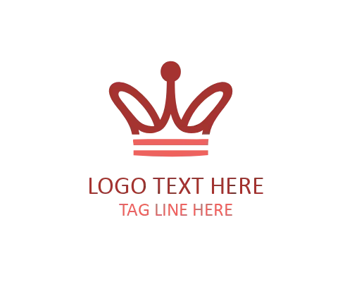 Minimalist Royal Crown Logo for Clean Professional Brand Identity