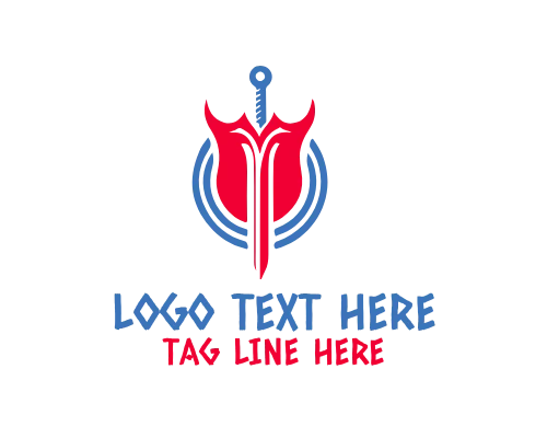 Minimalist Sword Logo for Modern Warrior Branding