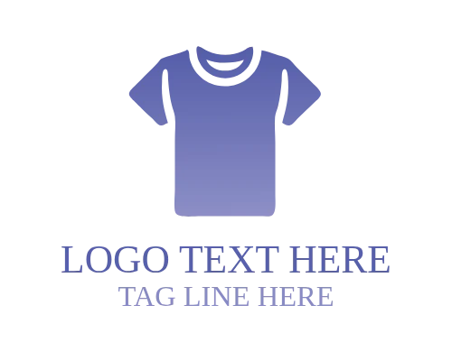 Minimalist T shirt Logo for Clean Brand Identity