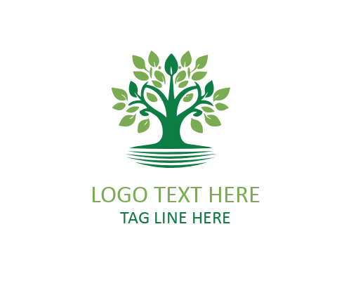 Minimalist Tree Logo for Eco Branding
