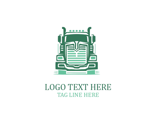 Minimalist Truck Line Art