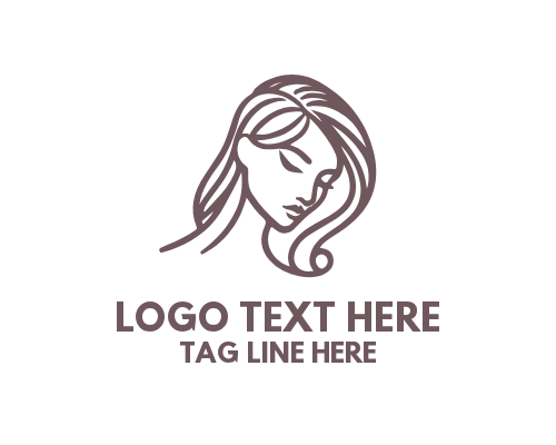 Minimalist Woman Beauty Logo 