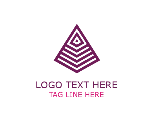 Minimalistic Pyramid Symbol