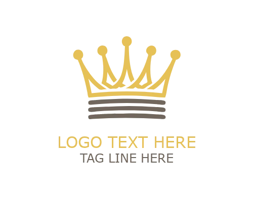 Minimalistic Royal Crown Logo