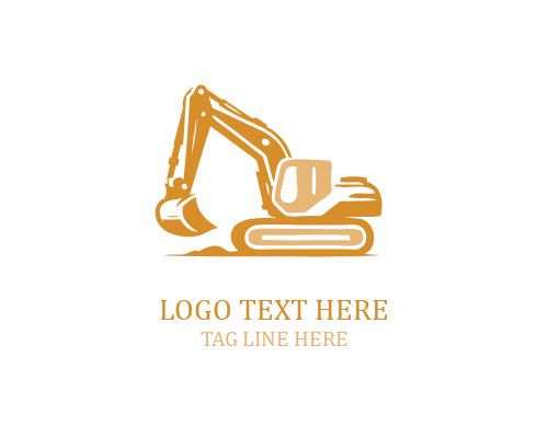 Mining Excavator Logo