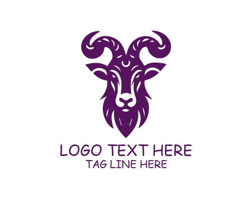 Modern Abstract Deer Logo