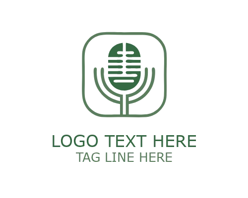 Modern Abstract Podcast Logo for Creative Audio Branding