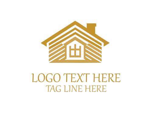 Modern Abstract Roofing Logo for Construction and Real Estate Branding