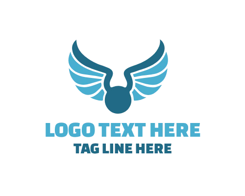 Modern Abstract Wings Brand Logo