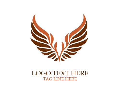  Modern Angel Wings Symbol