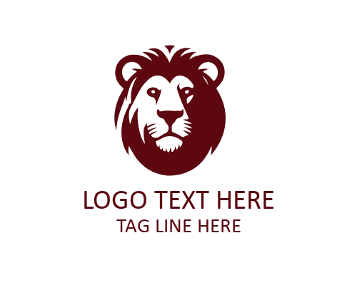 Modern Animal lion Face Logo for Creative Branding