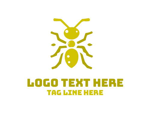 Modern Ant Icon Logo