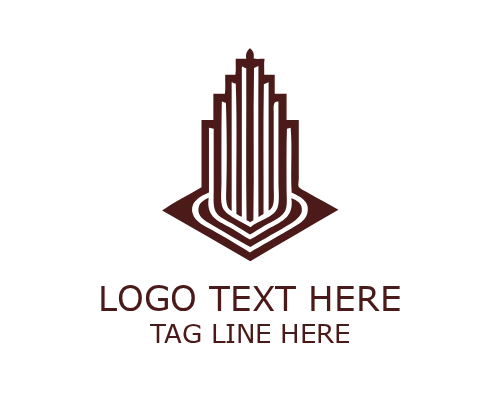 Modern Apartment Real Estate Logo for Property Branding