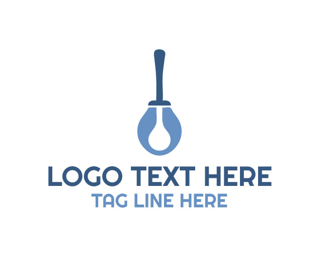 Modern Aqua Plunger Logo