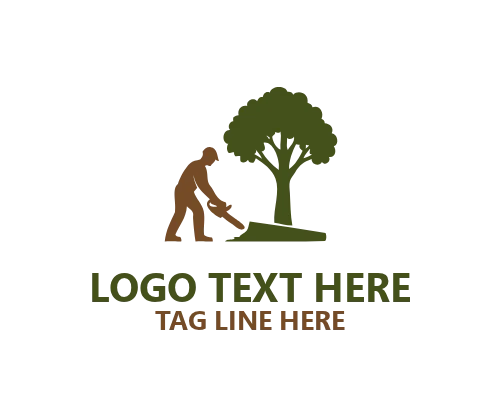 Modern Arborist Tree Logo