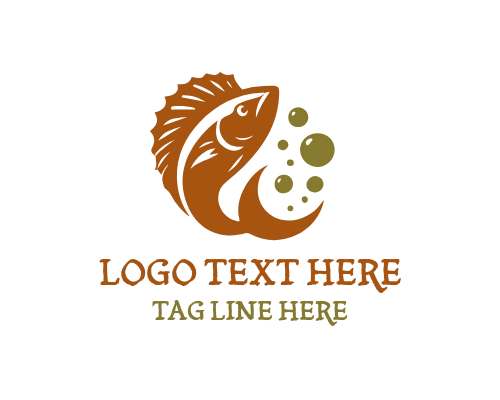 Modern Art Fish Logo
