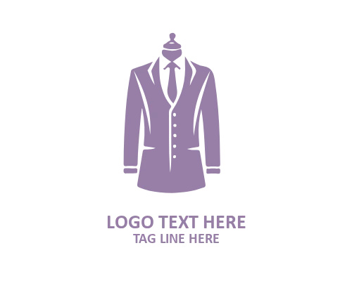Modern Badge Suit Logo