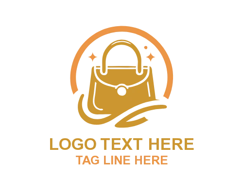 Modern Bag Outline Logo