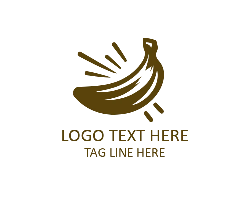 Modern Banana Slice Logo for Fresh Food and Fruit Branding